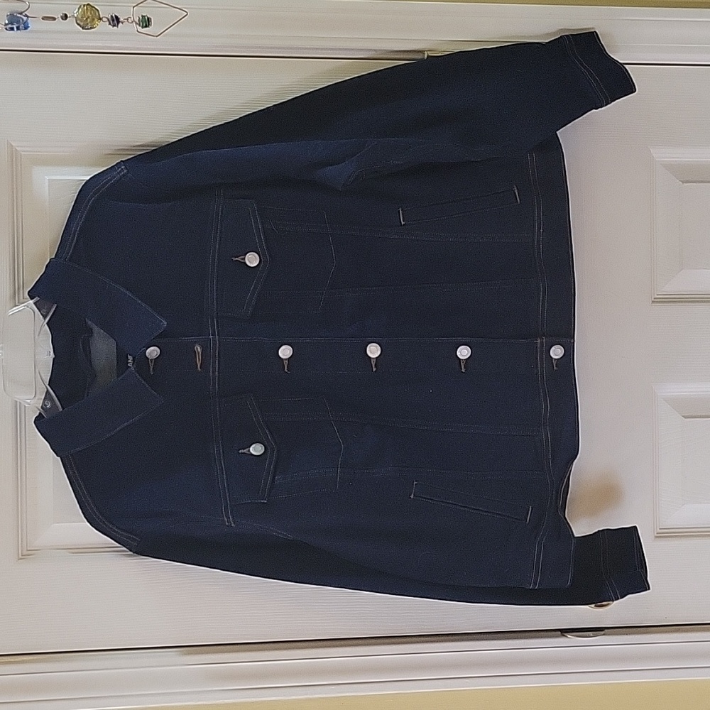 NWT Lands End Denim jacket size 2X